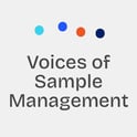 Voices of Sample Management Logo with Text